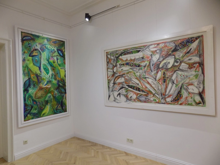 Отворена изложбата „Колоритот на генијот“ на Мирослав Масин во Македонскиот КИЦ во Софија