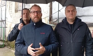 Министерот Љутков од Берово: Владата обезбеди 90 милиони денари за реконструкција на руиниран објект