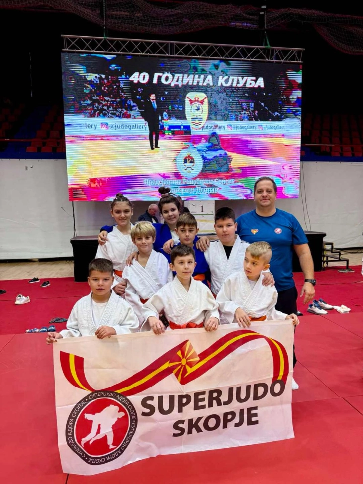 СуперЏудо Адора освои осум медали на меѓународните турнири во Бања Лука и Прилеп