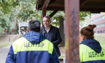 Герасимовски: Платите на хигиеничарите речиси двојно ги зголемивме, набавуваме и нова механизација за чист Центар