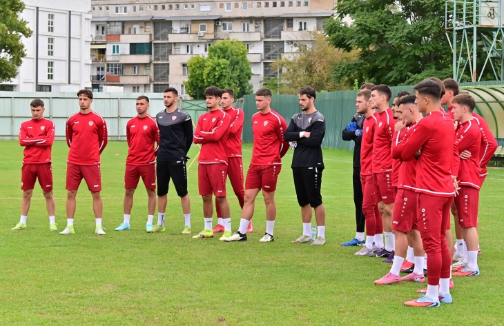 Младата репрезентација ги почна подготовките за дуелите со Ерменија и Црна Гора