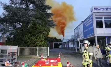 Një re nga gazi helmues është liruar në qytetet gjermane Majnashaf dhe Ashafenburg