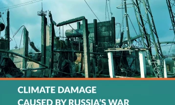 Емисиите на јаглерод диоксид од војната во Украина еднакви на годишните емисии на четири земји од ЕУ