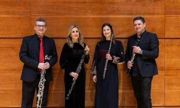 Дувачкиот квартет „Консонанс“ со концерт во Музејот на македонската борба