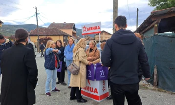 Levica presents election platform to Tetovo, Sarakjino, Falishe locals