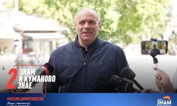 Реакција на лидерот на Движењето ЗНАМ Максим Димитриевски на изјавата од Венко Филипче