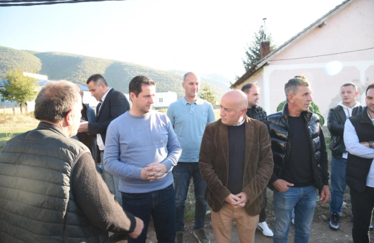 Valbon Limani promovon tre investime të reja në Çegran: Projektet janë investime nga taksat e qytetarëve