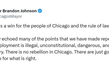 US judge temporarily blocks Trump from sending troops to Illinois