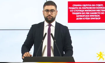 Манасиевски: Срамна одлука на судот, газдата на Марковски компани да каже дали милионите завршија кај Заеви во Бугарија и Дубаи