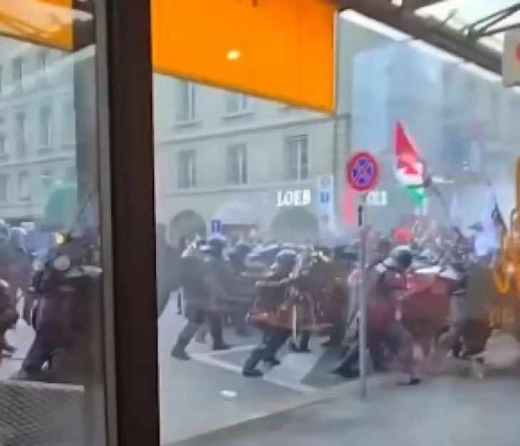 Швајцарија: Про-палестински демонстрации со милионска штета,  20 повредени и 536 приведени