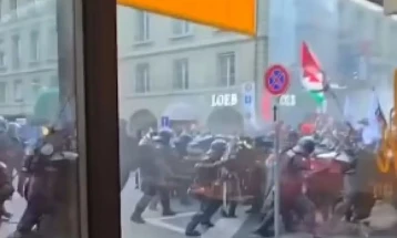 Швајцарија: Про-палестински демонстрации со милионска штета,  20 повредени и 536 приведени