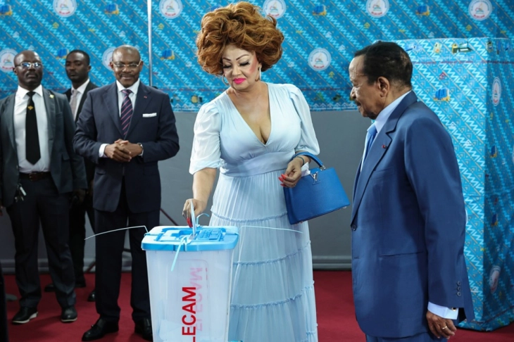 Затворени избирачките места во Камерун, Бија оди по осми претседателски мандат