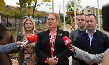 Започна изградбата на спортска сала во Црешево вредна 34 милиони денари – Јаневска и Стефковски на увид во градежните активности