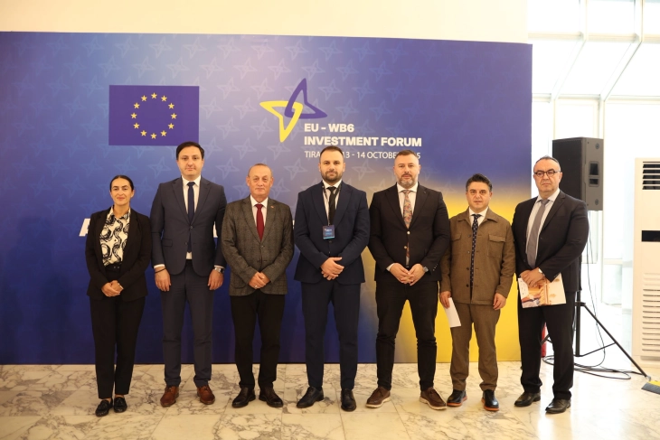 Димовски дел од првиот инвестициски форум на ЕУ и Западен Балкан кој се одржува во Тирана