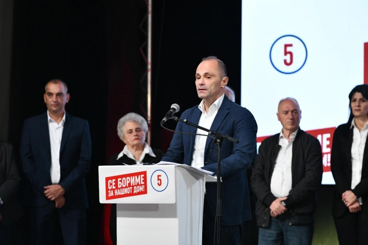 Филипче: Во Кочани ниту еден политичар не може да оди со крената глава