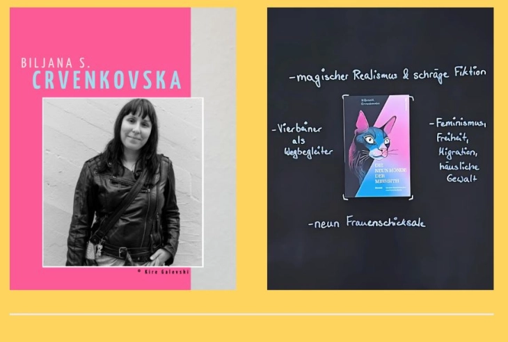 Писателката Билјана Црвенковска со две претставувања на саемот во Франкфурт