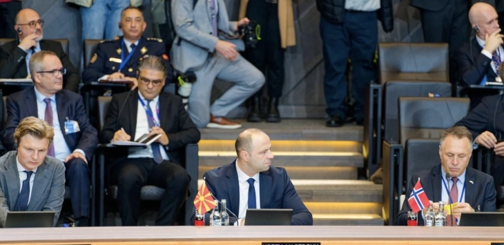 Misajlovski takes part in NATO Defence Ministers Meeting in Brussels