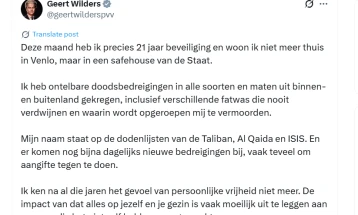 Холандскиот популист Вилдерс ја продолжува кампањата за изборите на 29 октомври