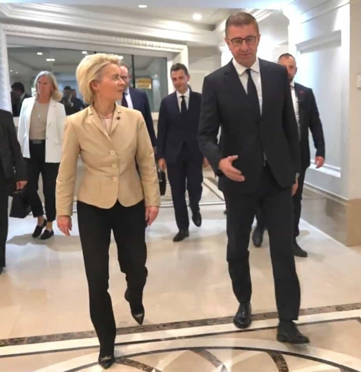 Von der Leyen: We remain fully behind North Macedonia, the ball is in your court