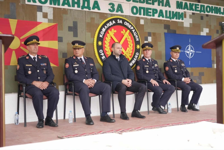Operations Command Day marked with ceremony at Kumanovo army barracks