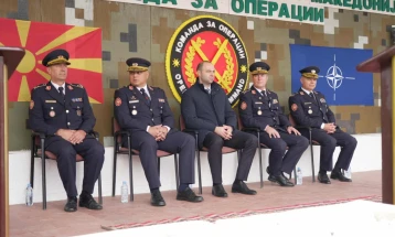 Operations Command Day marked with ceremony at Kumanovo army barracks