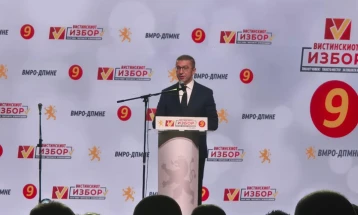 Mickoski: VMRO-DPMNE to win first round convincingly, voters to teach opposition a lesson