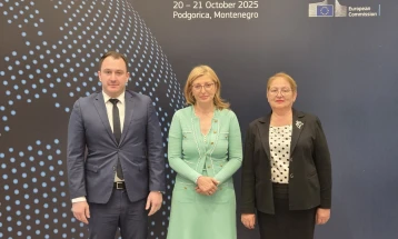 Ministers Janevska and Andonovski meet EU Commissioner Zaharieva