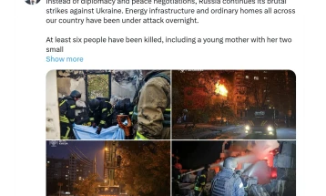 Sibiha u bëri thirrje vendeve partnere të Ukrainës për mbështetje energjetike pas bombardimeve masive ruse