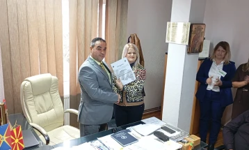 Во Пехчево свечено доделени уверенија за мандат на градоначалникот Китански и членовите на новиот Совет