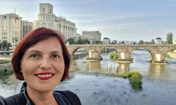 Словенечката писателка Симона Хамер на книжевна резиденција во Скопје