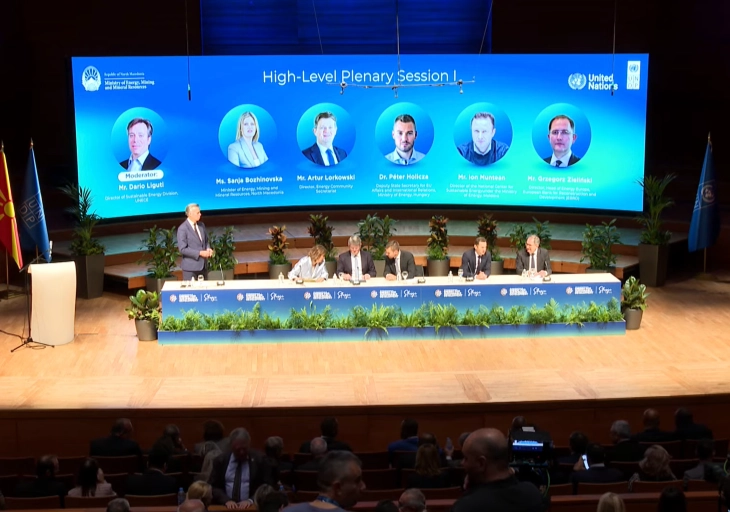 Our energy transition is under way, we're investing in new solar and wind energy projects, says Bozhinovska