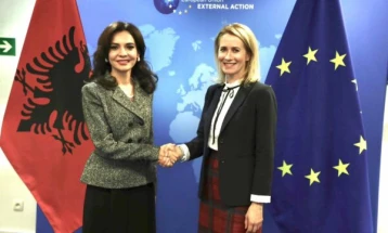 Спиропали на средба со Калас: Интеграцијата на Западен Балкан, вклучително и Косово, е стратешка инвестиција за заедничката иднина под европското небо