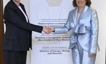 Bozhinovska – Joksimović: Accelerated construction of gas interconnector between North Macedonia and Serbia