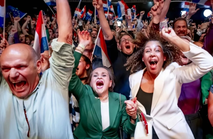 Излезни анкети: Партијата Демократи 22 победи на изборите во Холандија (ДПЛ) 