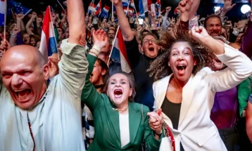 Излезни анкети: Партијата Демократи 22 победи на изборите во Холандија (ДПЛ) 