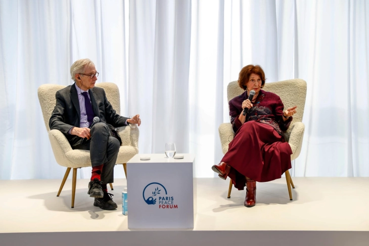 Oбраќање на претседателката Сиљановска-Давкова на осмиот Париски мировен форум