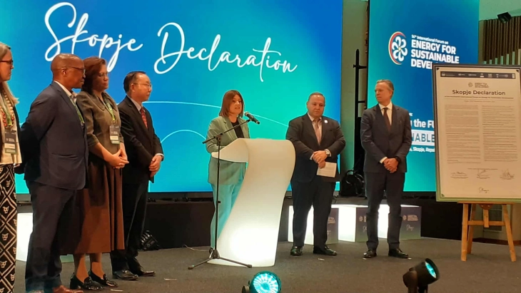 Bozhinovska: Region emerges as active driver of global transition with signing of Skopje Declaration  