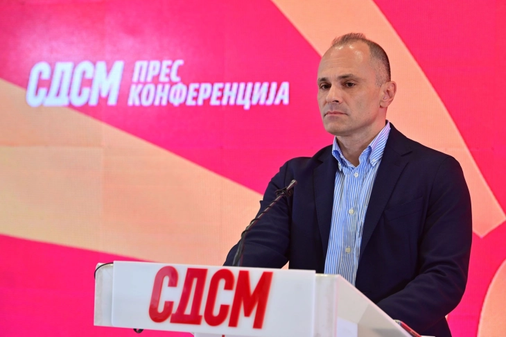 Прес-конференција на лидерот на СДСМ Венко Филипче (во живо)