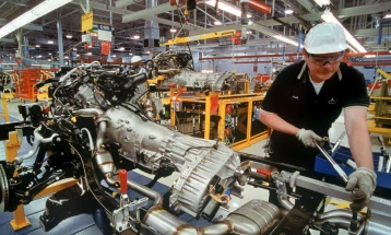 Раст од 2,7 проценти на индустриското производство во септември на годишно ниво