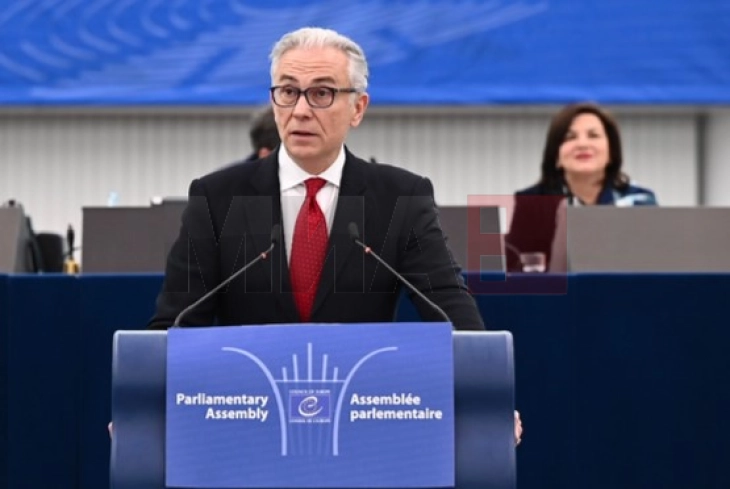 Претседателот на ПС на Советот на Европа Русопулос ќе се обрати пред пратениците