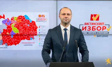 Misajlovski says 'Macedonia painted red' in landslide victory, promises hard work and results