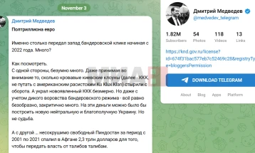 Medvedev: Sa më shumë para që shpenzon Perëndimi për Kievin, aq më shumë territor do t'i kthehet Rusisë