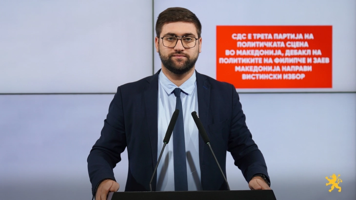 Манасиевски: СДС е трета партија на политичката сцена во Македонија, дебакл на политиките на Филипче и Заев, Македонија направи вистински избор