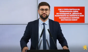 Манасиевски: СДС е трета партија на политичката сцена во Македонија, дебакл на политиките на Филипче и Заев, Македонија направи вистински избор