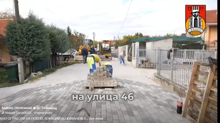 Продолжува партерното уредување во кумановската населба „Карпош“