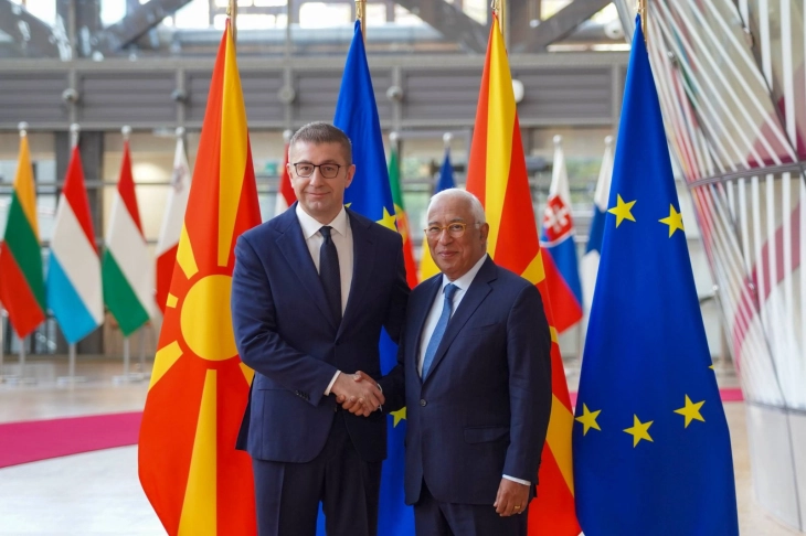 Reaffirmed our positions on Macedonia, says Mickoski in Brussels