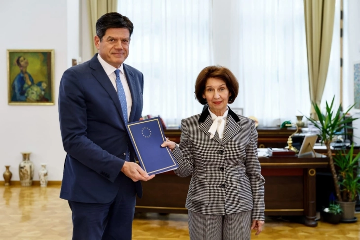 President Siljanovska Davkova receives 2025 EC Progress Report