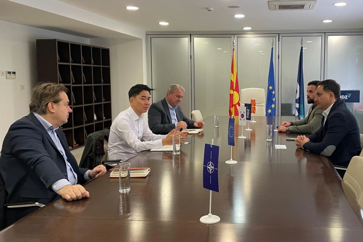 Директорот на Дирекцијата за ТИРЗ на средба со компанијата Hyundai Corporation Holdings