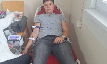 Успешна крводарителска акција во Делчево – собрани 78 единици крв