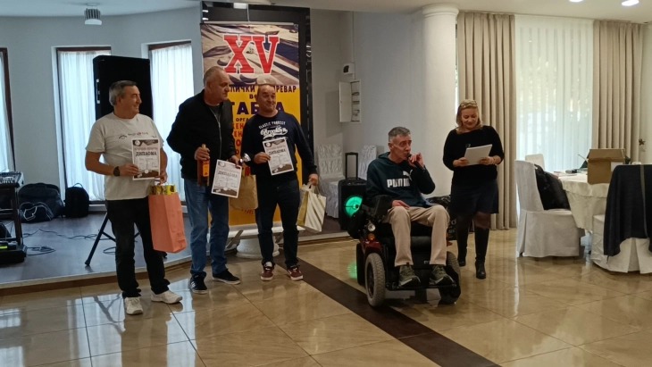 Се одржа јубилејниот 15-ти Републички натпревар во табла за лицата со телесен инвалидитет 